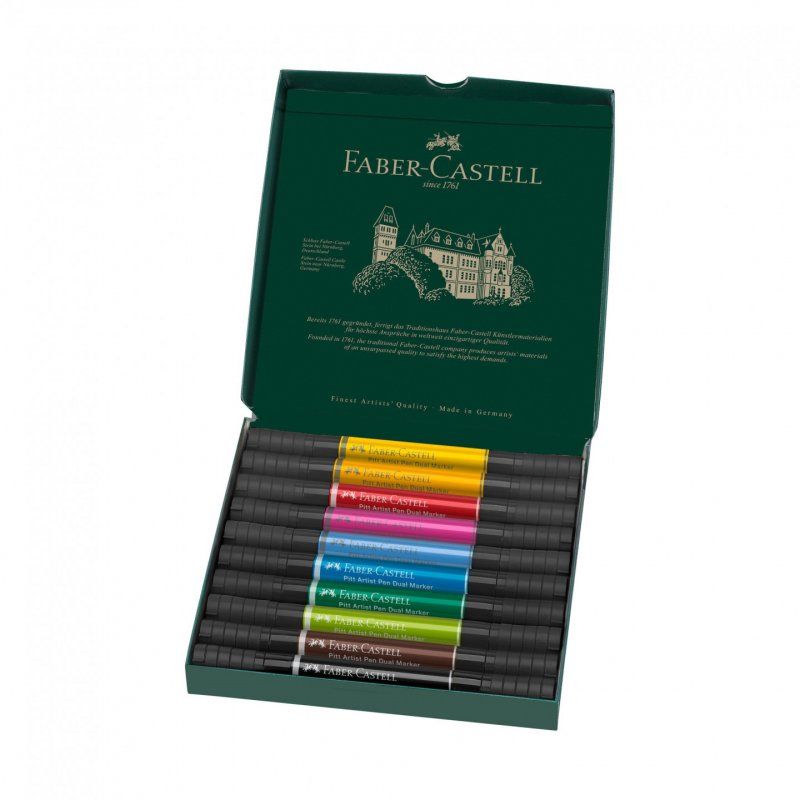 Faber-Castell 162010 marqueur 10 pièce(s) Multicolore