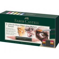 Faber-Castell - Watercolour marker A.Dürer Port (5 pcs) (160307)