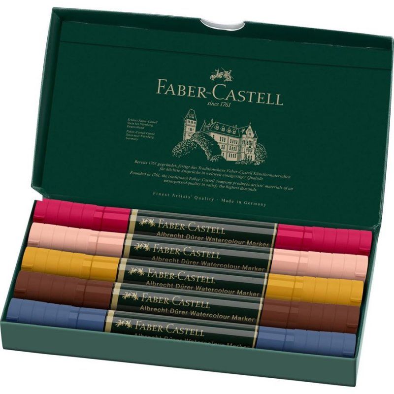 Faber-Castell - Watercolour marker A.Dürer Port (5 pcs) (160307)