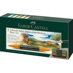 Faber-Castell 160309 paint marker Brown, Green, Light Cyan, Light Green, Yellow 5 pc(s)