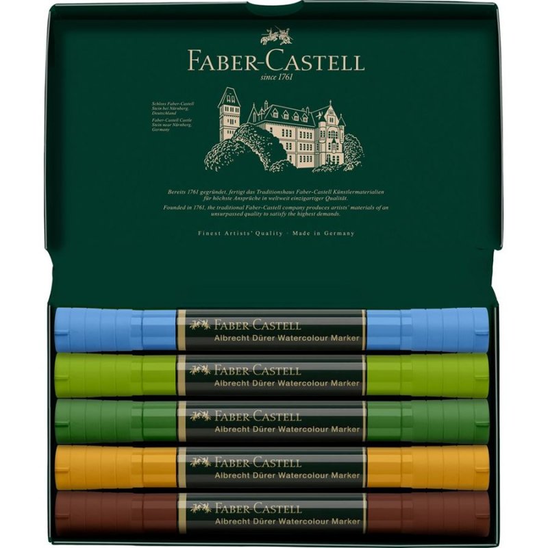 Faber-Castell - Watercolour mark. A.Dürer Landscap (5 pcs) (160309)