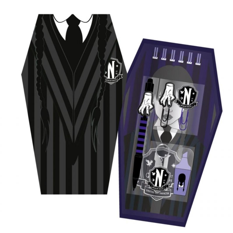 MERCREDI - Boîte de Papeterie - 6 pc.