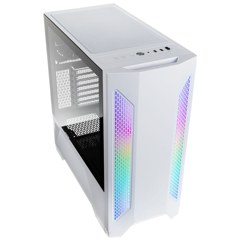 Lian Li compatible LANCOOL II Midi-Tower, Tempered Glass, DRGB - weiß