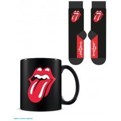 The Rolling Stones - Coffret cadeau avec tasse 315ml et paire de chaussette EU 41-45 Lips