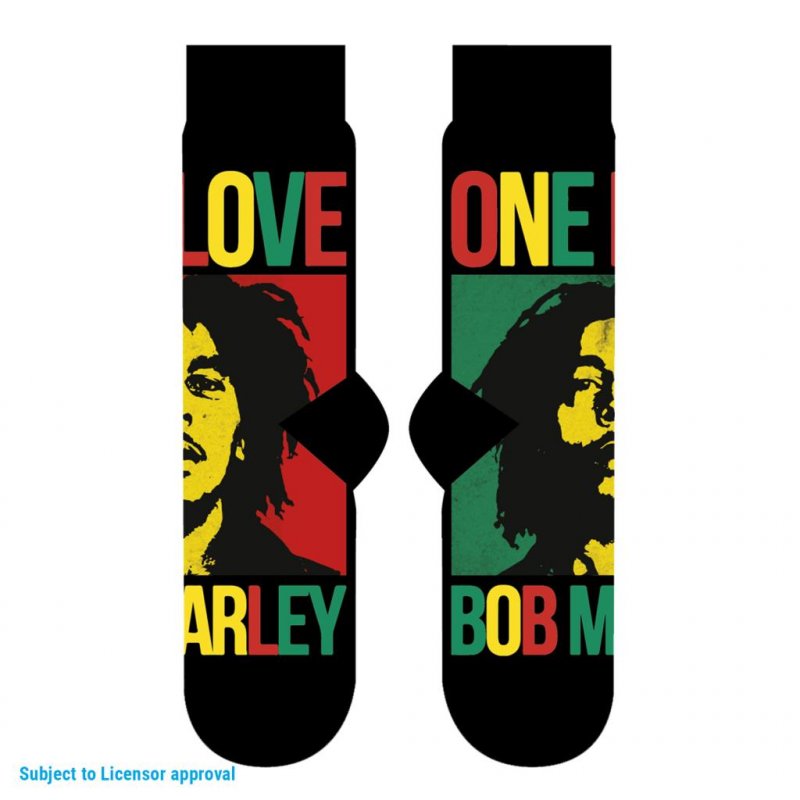 Bob Marley - Coffret cadeau avec tasse 315ml et paire de chaussette EU 41-45 One Love