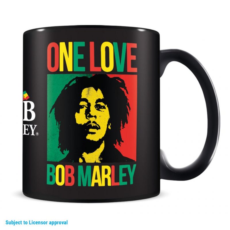 Bob Marley - Coffret cadeau avec tasse 315ml et paire de chaussette EU 41-45 One Love
