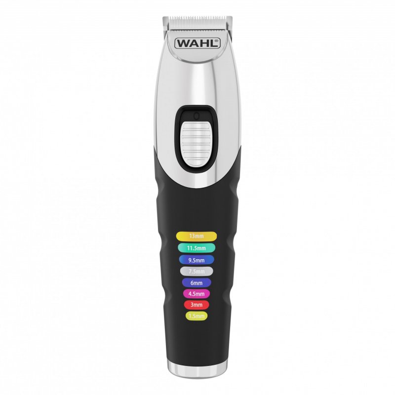 Wahl Color Trim AC/Batterie 8 1,3 cm Noir, Acier inoxydable