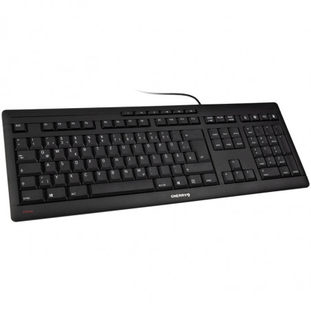 CHERRY STREAM clavier USB QWERTZ Allemand Noir