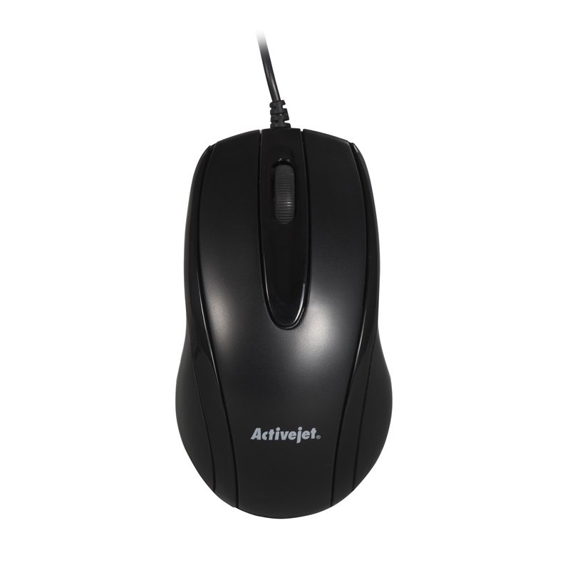 Activejet AMY-083 souris Ambidextre USB Type-A Optique 1000 DPI