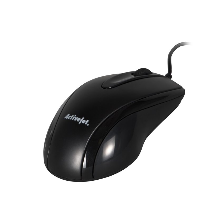 Activejet AMY-083 Wired computer mouse (optical 1000 DPI black)