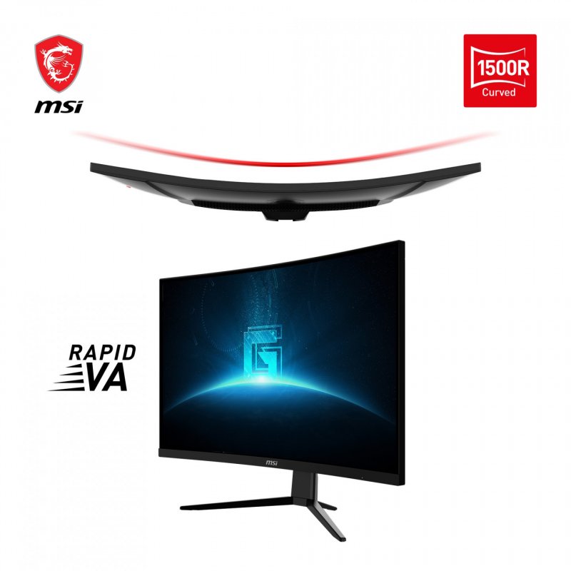 MSI G27C3FDE Gaming Monitor - Curved VA Panel, 180Hz, 1ms