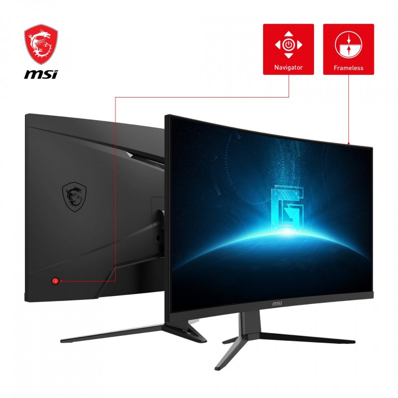 MSI G27C3FDE Gaming Monitor - Curved VA Panel, 180Hz, 1ms