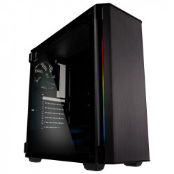 Kolink compatible Refine RGB Midi-Tower, Tempered Glass - noir