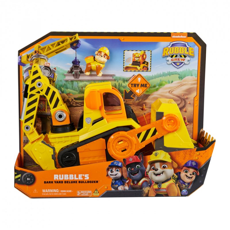 Spin Master Rubble & Crew - Deluxe Vehicle Rubble Bulldozer