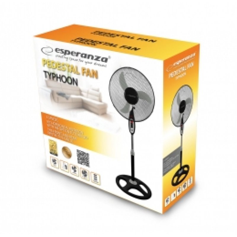 Esperanza EHF002KE ventilateur Noir