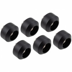 Optimus Hardtube Fittings, 14mm, 6er Pack mit Werkzeug - schwarz