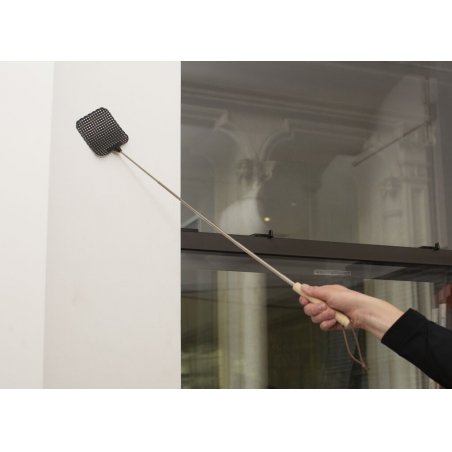 Extendable Fly Swatter Asst Bk/Gr