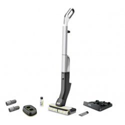 Kärcher FC 4-4 Aspirateur balai Batterie Sec&humide Sans sac Noir, Gris 2,5 Ah