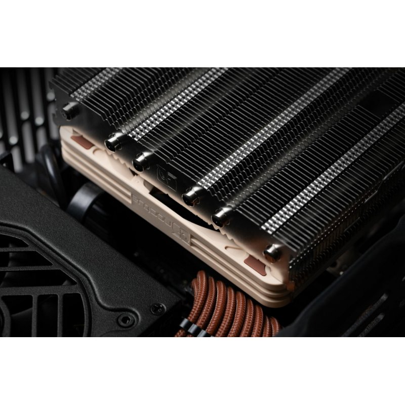 Noctua NH-L12SX77 computer cooling system Processor Heatsink/Radiatior 12 cm Beige, Nickel 1 pc(s)