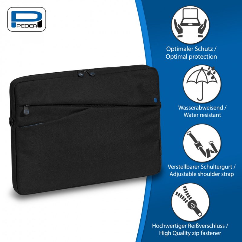 PEDEA Fashion schwarz/blau Tablet Tasche für Samsung X910N Galaxy Tab S9 Ultra