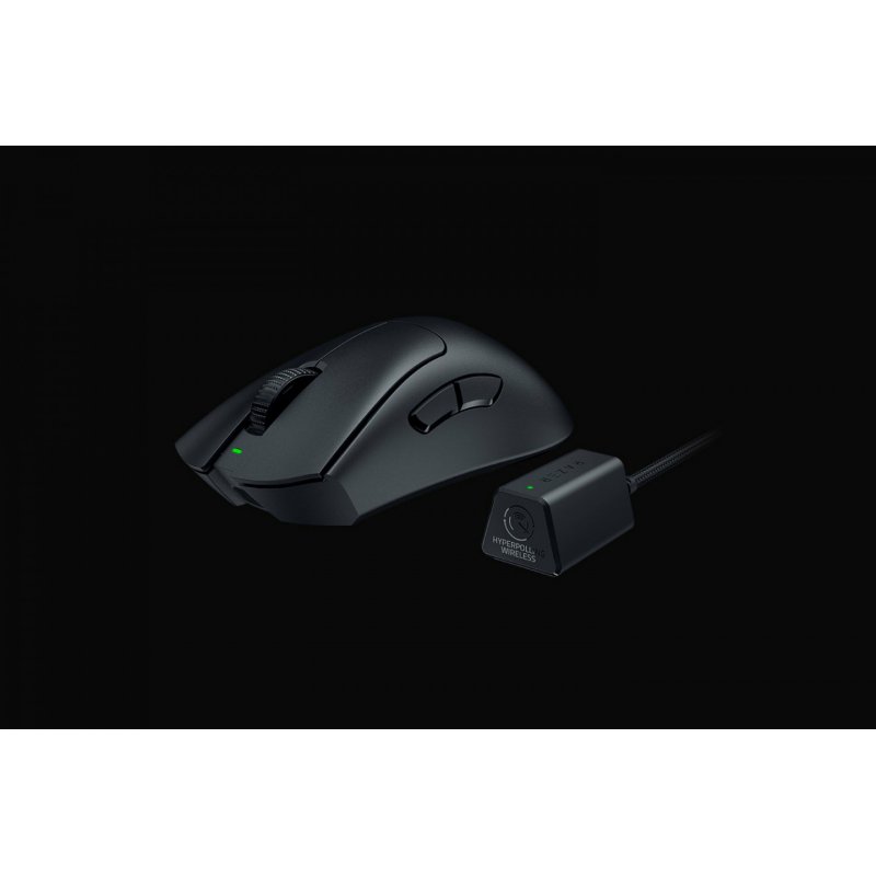 Razer DeathAdder V3 Pro Hyperpolling Dongle Bundle - Ultra leichte kabellose ergonomische E-Sport-Maus