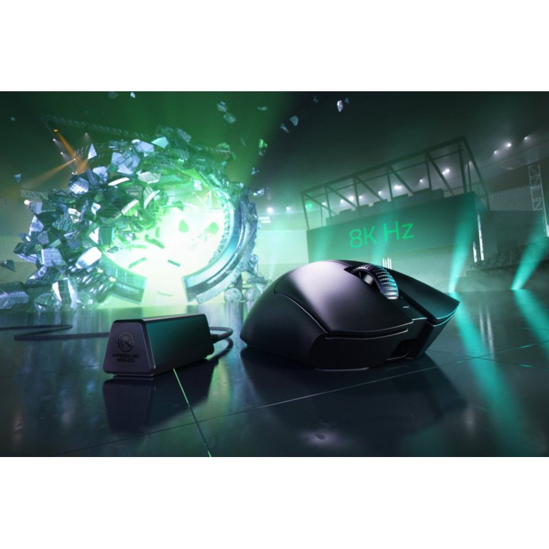 Razer DeathAdder V3 Pro Hyperpolling Dongle Bundle - Ultra leichte kabellose ergonomische E-Sport-Maus
