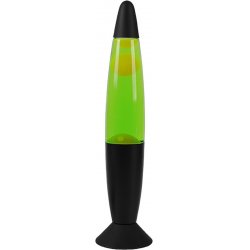 iTotal - LED Lava Lamp w/Green Light - Black Base and White Wax (XL2681)