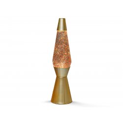 iTotal - Lava Lamp 36 cm - Golden Glitter (XL1770)