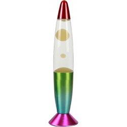 iTotal - Color-changing LED Lava Lamp - Rainbow Base and White Wax (XL2683)