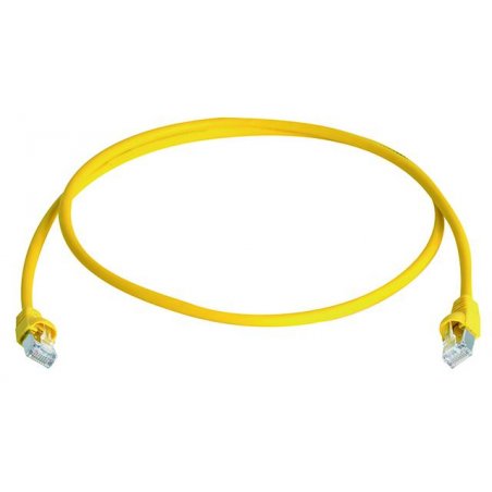 Telegärtner MP8 FS 500 LSZH 0.25m câble de réseau Jaune 0,25 m Cat6a SF/UTP (S-FTP)