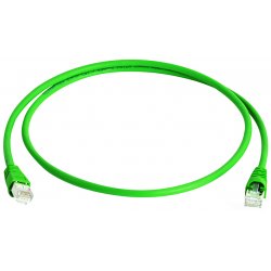 TELEGÄRTNER Cordon S/FTP, Cat.6A vert 0,25m