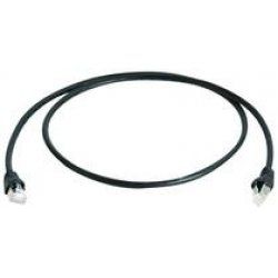 Telegärtner Patch Cord MP8 FS 600 LSZH- 1,0m networking cable Black 1 m
