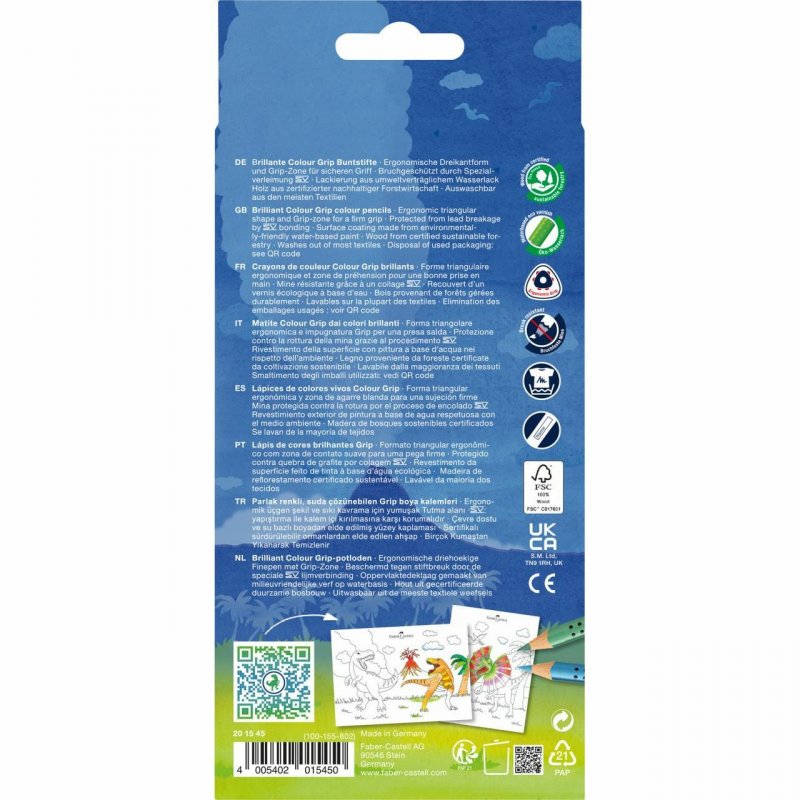 Faber-Castell - CP Colour Grip dinosaurus 10 3 (201545)
