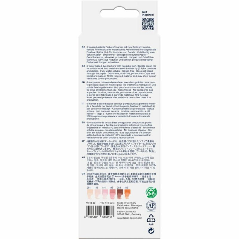 Faber-Castell Goldfaber Aqua Dual stylo fin Vert 1 pièce(s)