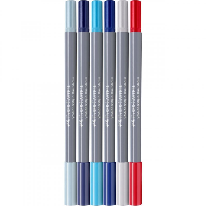 Faber-Castell - Gofa Aqua Dual Marker Lettering Set Sea (164519)