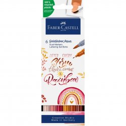 Faber-Castell - Gofa Aqua Dual Marker Lettering Set BoHo (164518)