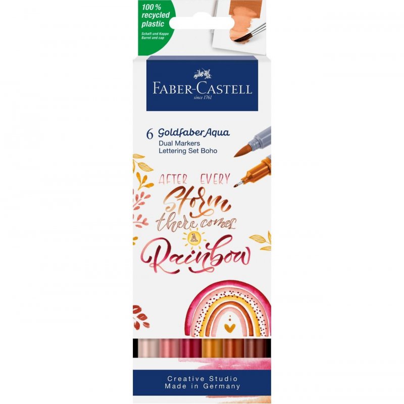 Faber-Castell 164518 paint marker Multicolour 6 pc(s)
