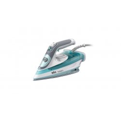 Braun TexStyle 3 SI 5017 GR Fer à vapeur Semelle en céramique 2700 W Gris, Turquoise, Blanc
