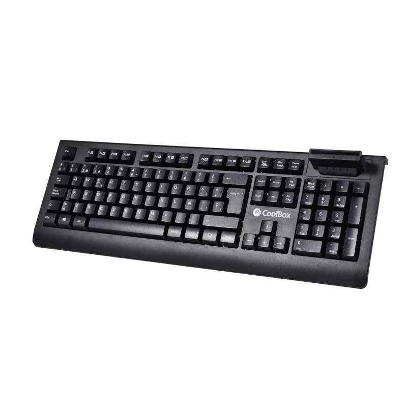 CoolBox COO-TEC04DNI keyboard USB QWERTY Spanish Black