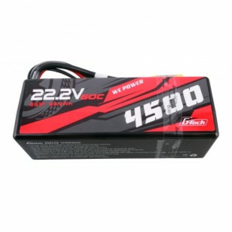 Gens ace G-Tech 4500mAh 6S1P 22.2V 60C HardCase RC car Lipo Battery 14