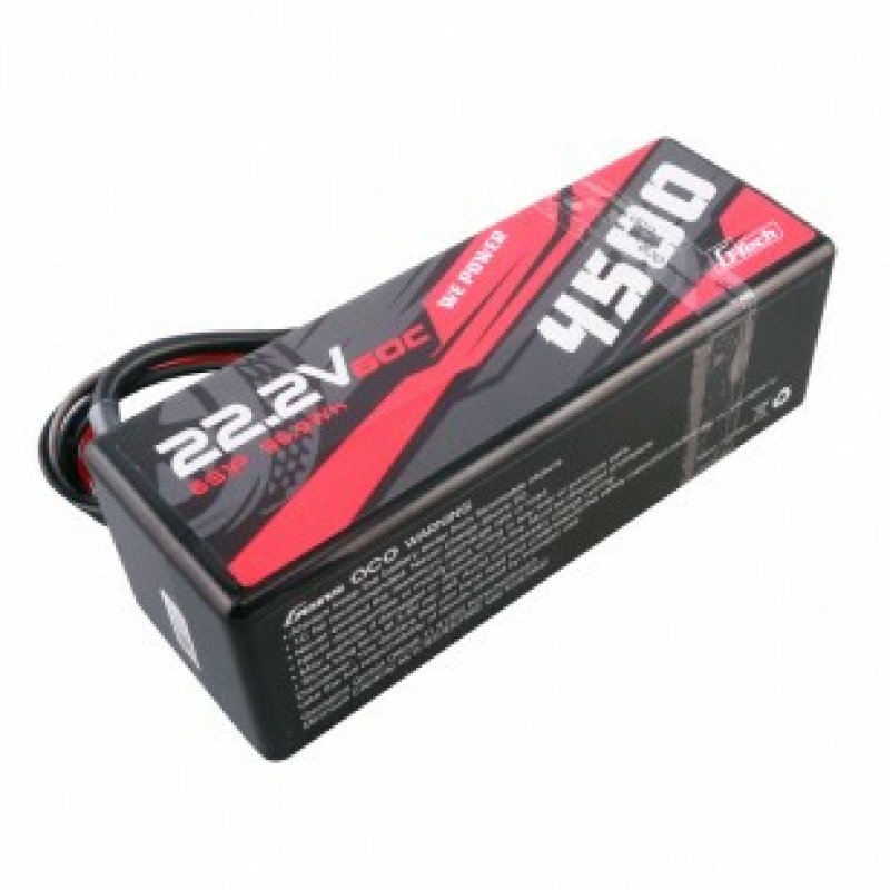 Gens ace G-Tech 4500mAh 6S1P 22.2V 60C HardCase RC car Lipo Battery 14