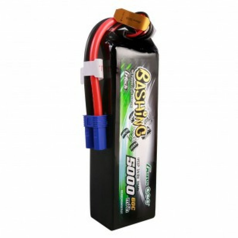 Gens ace G-Tech 5000mAh 14.8V 4S1P 60C Lipo Battery Pack with EC5 Plug-Bashing Series