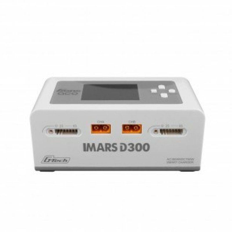 Gens Ace IMARS D300 G-Tech Channel AC/DC 300W/700W RC Battery Charger-EU White