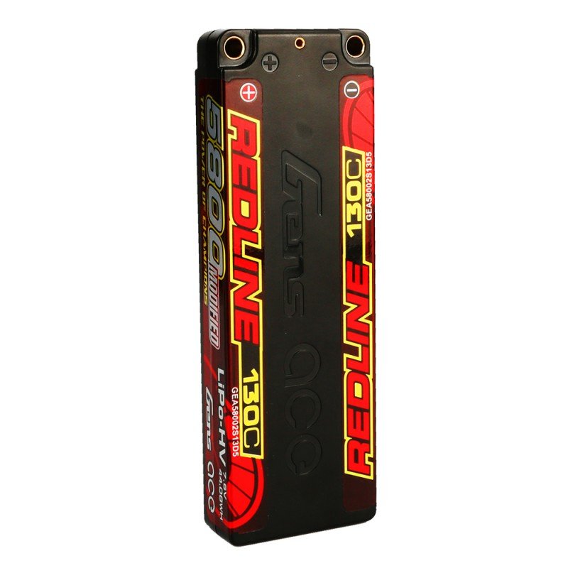 Gens ace Redline Series LiPo Battery 5800mAh 7.6V 130C 2S1P HC65