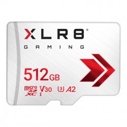PNY XLR8 512GB Gaming Class 10 U3 V30 microSDXC Flash Memory Card
