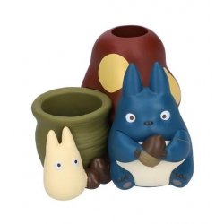 MON VOISIN TOTORO - Totoro Bleu & Blanc - Figurine Pot à crayon 4.5cm