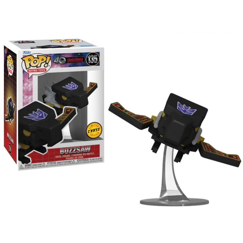 TRANSFORMERS G1 - POP Retro Toys N° 135 - Laserbeak avec Chase