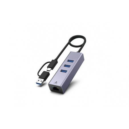 USB-A/C 3,1 GIGABIT ETHERNET W/ CONVERTER USB-C
