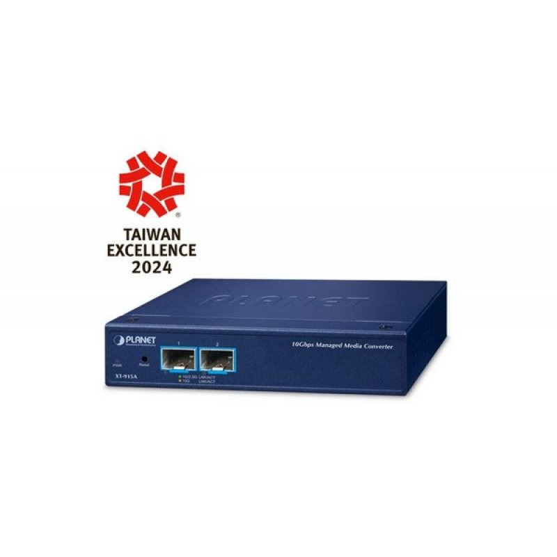 XT-915A 2-Port 10G/1GBASE-X SFP Managed Media Converter