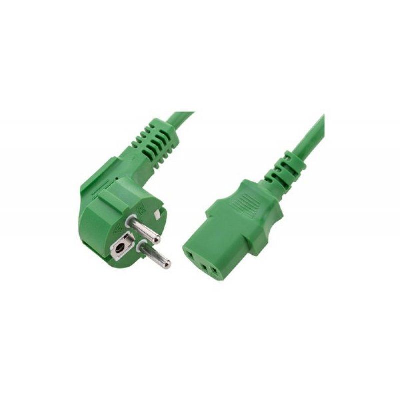 AC Power cord 2 P GND Green - 1.80 m